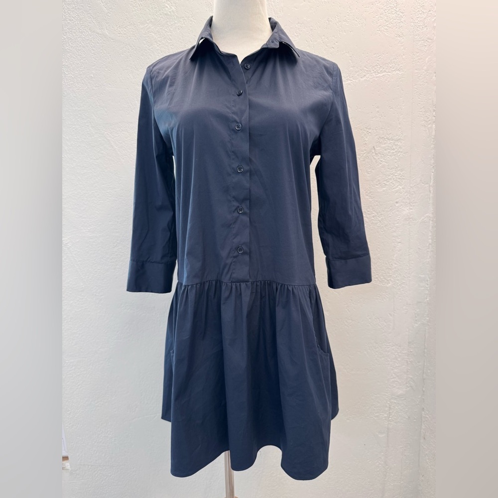 THE SHIRT DROP WAIST SHIRT DRESS M